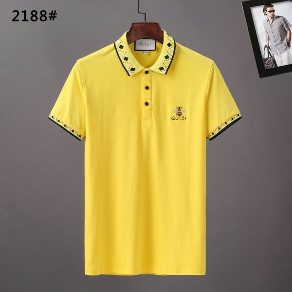 人気ブランド ポロシャツ メンズ 半袖 ビジネス 折り襟 Tシャツ polo058