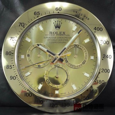 ☆ROLEX ロレックス 壁掛け時計 展示用掛け時計で安価な電波掛時計 インテリア＆キッチン のお洒落な掛け時計 上品☆GZ014