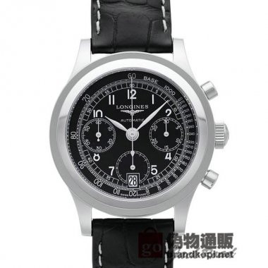 LONGINES ロンジン時計 ヘリテージ 1942 クロノグラフ【L2.768.4.53.2】 Heritage 1942