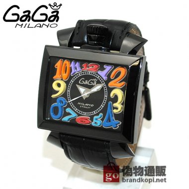 GaGa MILANO （ガガミラノ）時計 腕時計 NAPOLEONE ナポレオーネ 40mm レッド レザー/ブラックシェル/シルバー 6030.2 60302 ボーイズ レディース|ガガミラノ時計スーパーコピー品