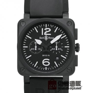 BELL＆ROSS ベル＆ロス 時計 BR03-94 クロノグラフ【BR03-94-BL-CA】 BR03-94 Chrono