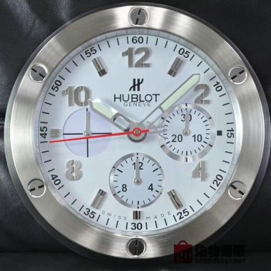 ☆HUBLOT ウブロ壁掛け時計 展示用掛け時計で安価な電波掛時計 インテリア＆キッチン のお洒落な掛け時計 上品☆GZ061