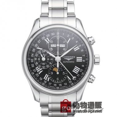 LONGINES ロンジン時計 マスターコレクション クロノグラフ ムーンフェイズ【L2.773.4.51.6】 Master
