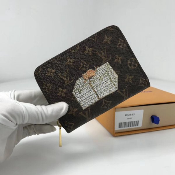 ルイヴィトン財布 Louis Vuitton LV ZIPPY COIN PURSEジッピーコイン 財布 M63883