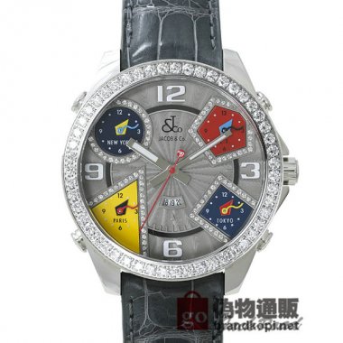 Jacob&co ジェイコブ 5タイムゾーン【JC-57DAD】 Five Time Zone【JC-57DAD】