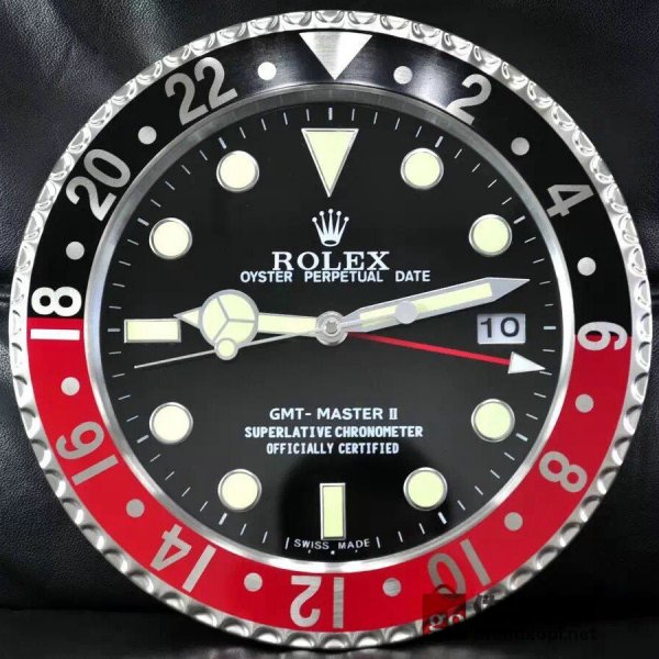 ☆ROLEX ロレックス 壁掛け時計 展示用掛け時計で安価な電波掛時計 インテリア＆キッチン のお洒落な掛け時計 上品☆GZ026