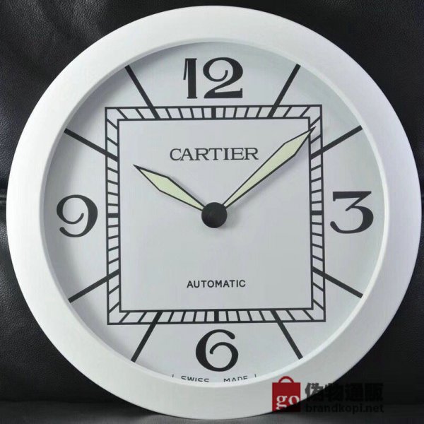 ☆CARTIER カルティエ 壁掛け時計 展示用掛け時計で安価な電波掛時計 インテリア＆キッチン のお洒落な掛け時計 上品☆GZ051