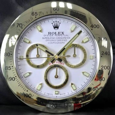 ☆ROLEX ロレックス 壁掛け時計 展示用掛け時計で安価な電波掛時計 インテリア＆キッチン のお洒落な掛け時計 上品☆GZ013