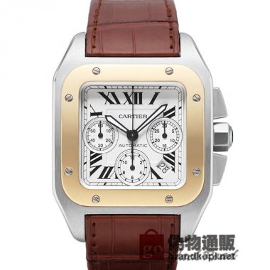 CARTIER カルティエ時計 サントス100 クロノグラフ【W20091X7】 Santos100 Chronograph【