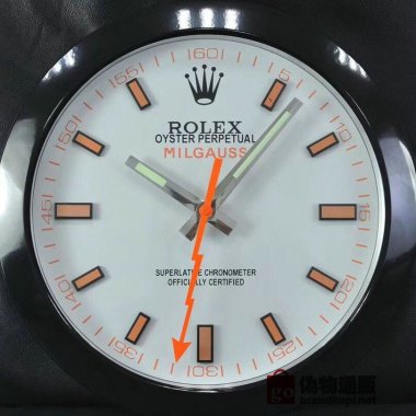 ☆ROLEX ロレックス 壁掛け時計 展示用掛け時計で安価な電波掛時計 インテリア＆キッチン のお洒落な掛け時計 上品☆GZ039