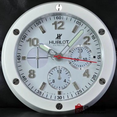 ☆HUBLOT ウブロ壁掛け時計 展示用掛け時計で安価な電波掛時計 インテリア＆キッチン のお洒落な掛け時計 上品☆GZ060