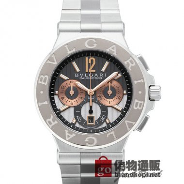 BVLGARI ブルガリ ディアゴノ キャリブロ 303 クロノグラフ【DG42C14SWGSDCH】 Diagono Cal