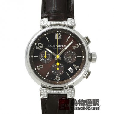 LOUIS VUITTON ルイ・ヴィトン時計 タンブール クロノグラフ ダイヤモンド コレクション【Q112G0】 Tamb