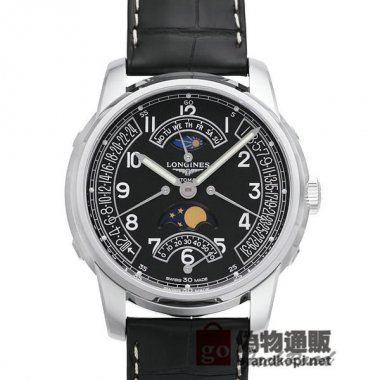 LONGINES ロンジン時計 サンティミエ コレクション レトログラード ムーンフェイズ【L2.764.4.53.3】 Sa