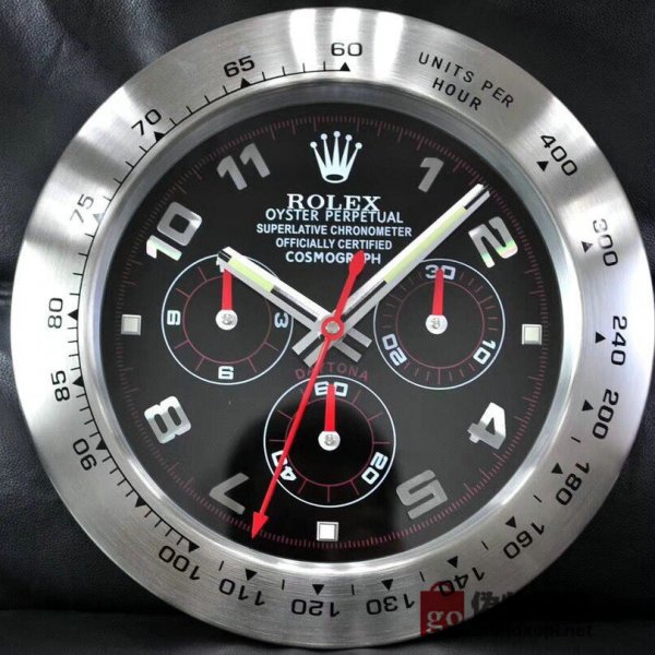 ☆ROLEX ロレックス 壁掛け時計 展示用掛け時計で安価な電波掛時計 インテリア＆キッチン のお洒落な掛け時計 上品☆GZ001