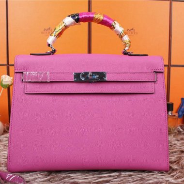 HERMES エルメス ケリーバッグ 人気！2WAY ショルダーバッグ HERMES Kelly ケリーバッグ レザー ゴールド金具Kelly043