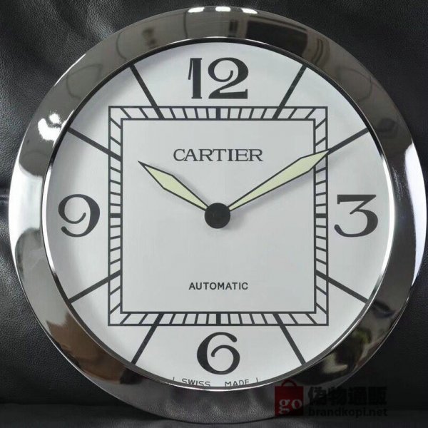 ☆CARTIER カルティエ 壁掛け時計 展示用掛け時計で安価な電波掛時計 インテリア＆キッチン のお洒落な掛け時計 上品☆GZ050