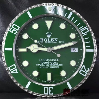 ☆ROLEX ロレックス 壁掛け時計 展示用掛け時計で安価な電波掛時計 インテリア＆キッチン のお洒落な掛け時計 上品☆GZ020