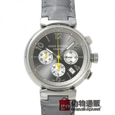 LOUIS VUITTON ルイ・ヴィトン時計 タンブール クロノグラフ GMグレー【Q11201】 Tambour Chro