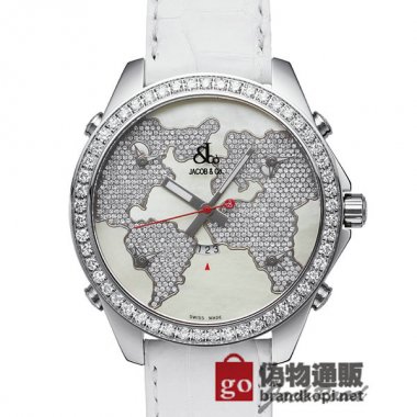 Jacob&co ジェイコブ 5タイムゾーン ダイヤモンド コレクション ワールドマップ【JC-47WW】 Five Time