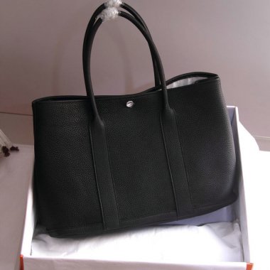 HERMES エルメス ガーデンパーティ 36 PM エトープ ネゴンダ(オールレザー型押し)GardenPartyBag012