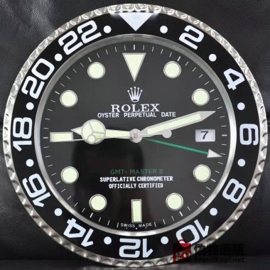 ☆ROLEX ロレックス 壁掛け時計 展示用掛け時計で安価な電波掛時計 インテリア＆キッチン のお洒落な掛け時計 上品☆GZ023