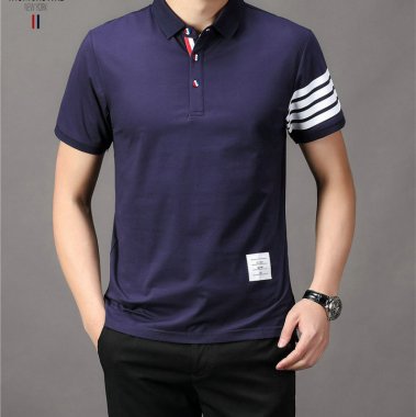 人気ブランド ポロシャツ メンズ 半袖 ビジネス 折り襟 Tシャツ polo130