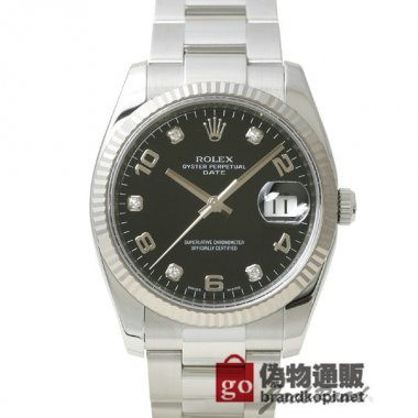 ROLEX ロレックス パーペチュアル デイト 5Pダイヤ【115234G】 Oyster Perpetual Date【11