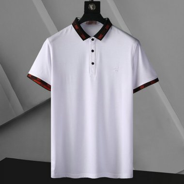 人気ブランド ポロシャツ メンズ 半袖 ビジネス 折り襟 Tシャツ polo107