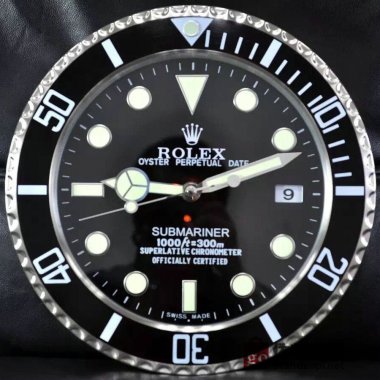 ☆ROLEX ロレックス 壁掛け時計 展示用掛け時計で安価な電波掛時計 インテリア＆キッチン のお洒落な掛け時計 上品☆GZ021