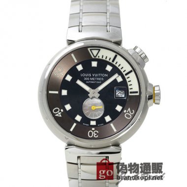 LOUIS VUITTON ルイ・ヴィトン時計 タンブール ダイビング【Q1031】 Tambour Automatic Di