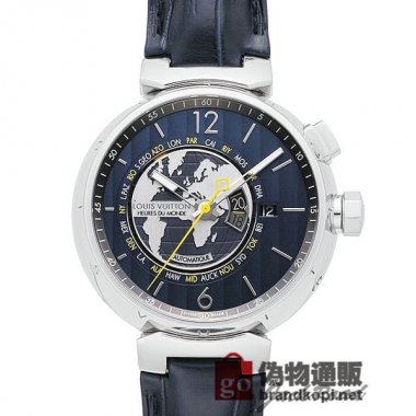 LOUIS VUITTON ルイ・ヴィトン時計 タンブール ワールドタイマー【Q1055A】 Tambour World Ti