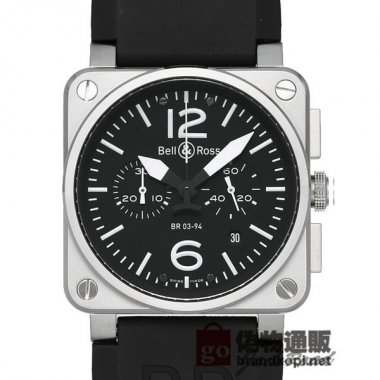 BELL＆ROSS ベル＆ロス 時計 BR03-94 クロノグラフ【BR03-94B-R】 BR03-94 Chronogra