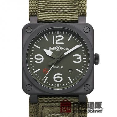 BELL＆ROSS ベル＆ロス 時計 BR03-92 ミリタリー タイプ【BR03-92 MILITARY】 BR03-92