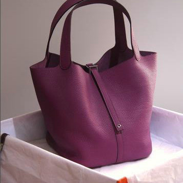 HERMES エルメス 21 トートバッグ カデナ付き MM ハンドバッグ ピコタンロックMM トリヨン シルバー金具H1048-005