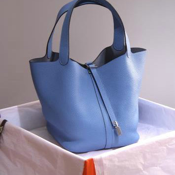 HERMES エルメス 21 トートバッグ カデナ付き MM ハンドバッグ ピコタンロックMM トリヨン シルバー金具H1048-006
