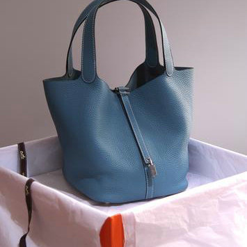 HERMES エルメス 21 トートバッグ カデナ付き MM ハンドバッグ ピコタンロックMM トリヨン シルバー金具H1048-009