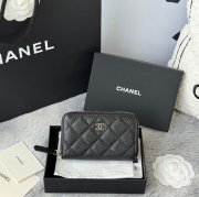 CHANEL 3686 0112 25c ラージジッピー長財布 カヴィア粒革 サイズ:12x8x2cm