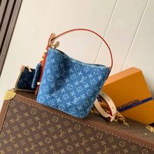 LOUIS VUITTON M28107 牛皮 配色 デニム 斜め掛けバッグ レディース斜め掛け 18x16x12cm サイズ:18x16x12cm