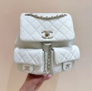 Chanel デュマ フロッグ リュック ピーカボレザー ブラック 3787 サイズ:17.5x16.5x10cm