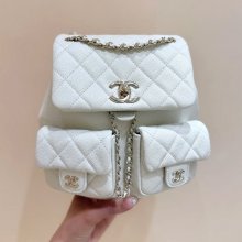 Chanel デュマ フロッグ リュック ピーカボレザー ブラック 3787 サイズ:17.5x16.5x10cm