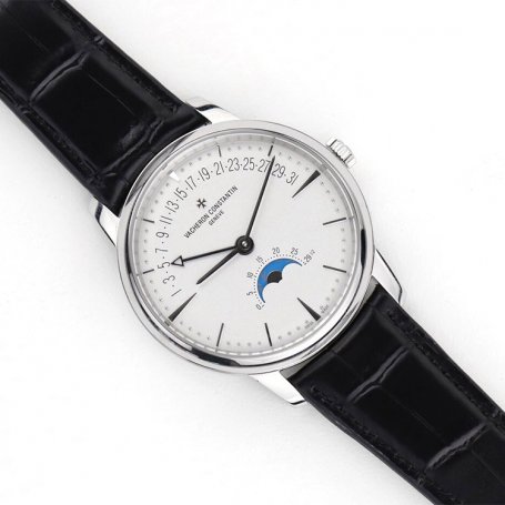VACHERON CONSTANTIN 4010U/000G-B330 ムーンフェイズ レトログラードデイト ホワイト メンズ