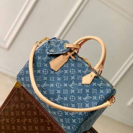 LOUIS VUITTON M14430 デニム モノグラム デニム ショルダーバッグ レディースショルダー 30x21x17cm サイズ:30x21x17cm