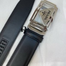 プラダ メンズ ベルト 自動バックル 35mm