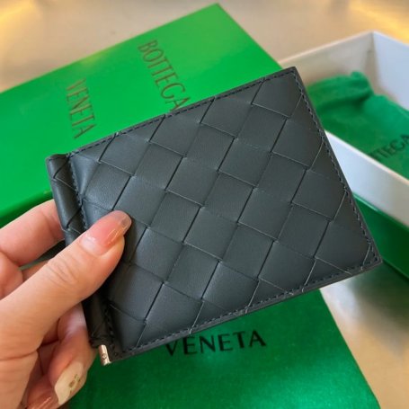 BOTTEGA VENETA BV 592626 新作マネークリップ 編み牛皮 11.5x9x0.5cm サイズ:11.5x9x0.5cm