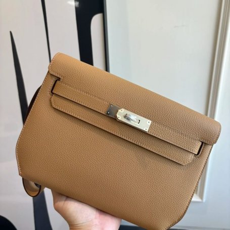 HERMES ケリー デペッシュ 25 クラッチバッグ トゴ革 ショルダーストラップ付き サイズ: