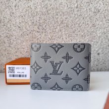 LOUIS VUITTON M81383 マルチプル短財布 モノグラムシャドウ グレー サイズ:11.5x9x1.5cm