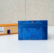 LOUIS VUITTON M26804 カードケース モノグラム スポーツシーン ブルー サイズ:11x7x1.5cm