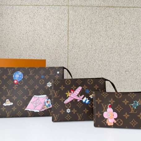 LOUIS VUITTON M15357 コスメポーチ3点セット ヴィヴィエンヌ サイズ:25x20x5.5cm