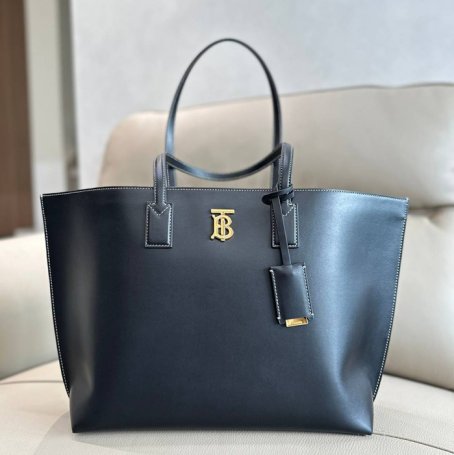 BURBERRY 5031 カーフスキン ショルダーバッグ TB 34x28x14cm サイズ:34x28x14cm